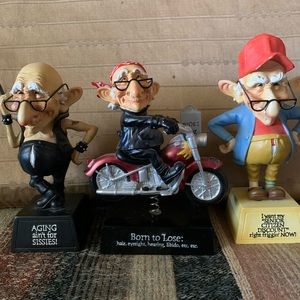 Grumpy Old Men Figureines